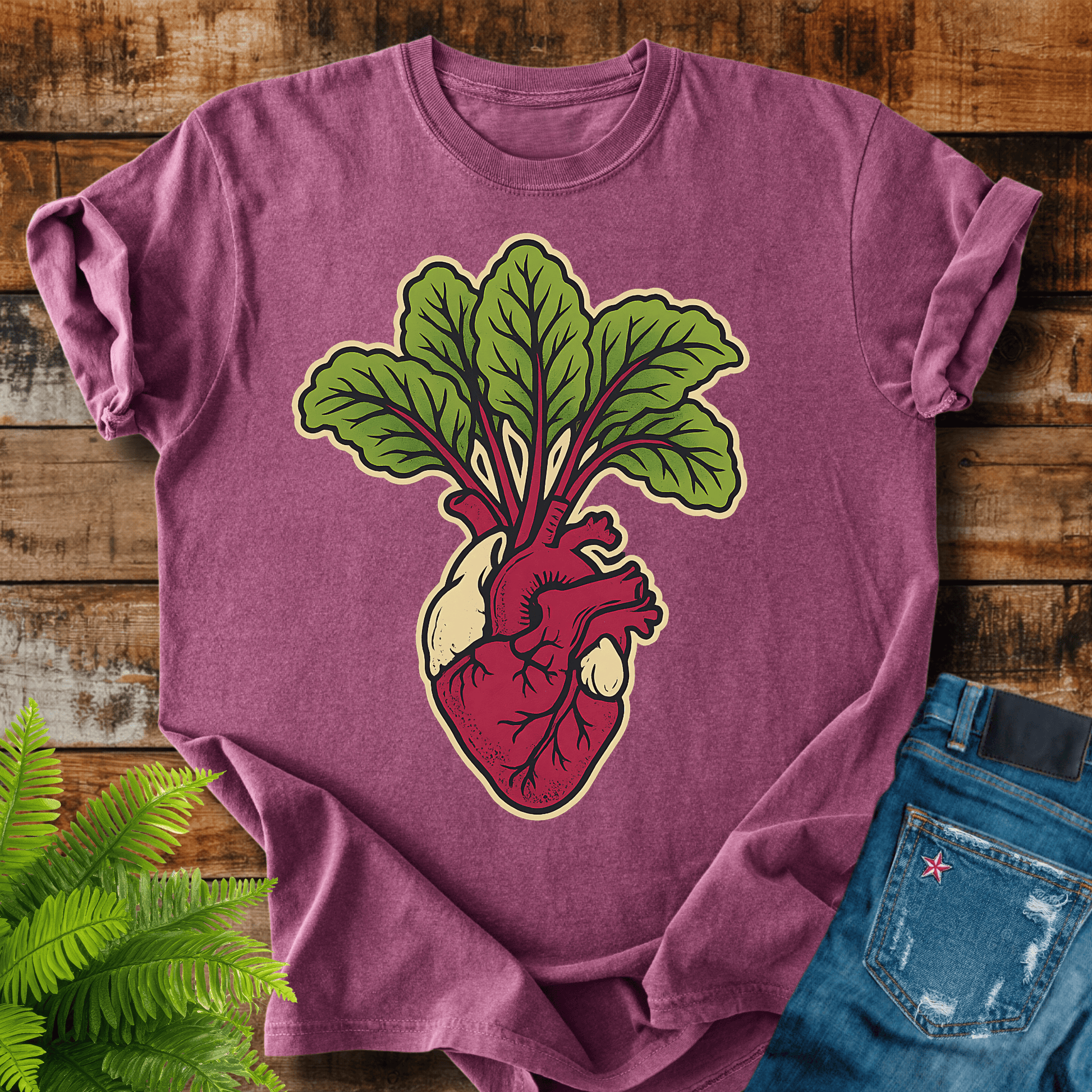 Beet Heart T-shirt