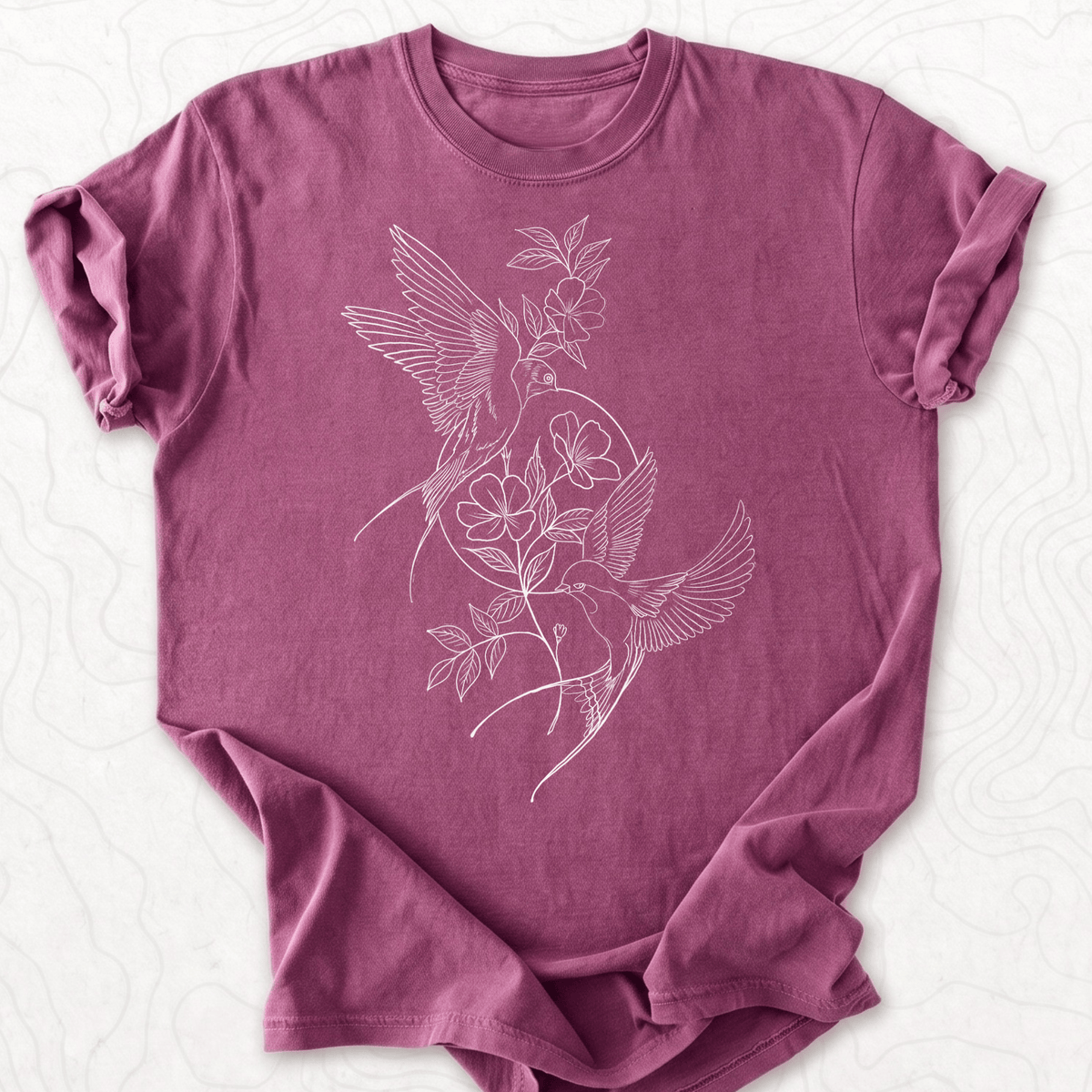 Floral Swallows T-shirt