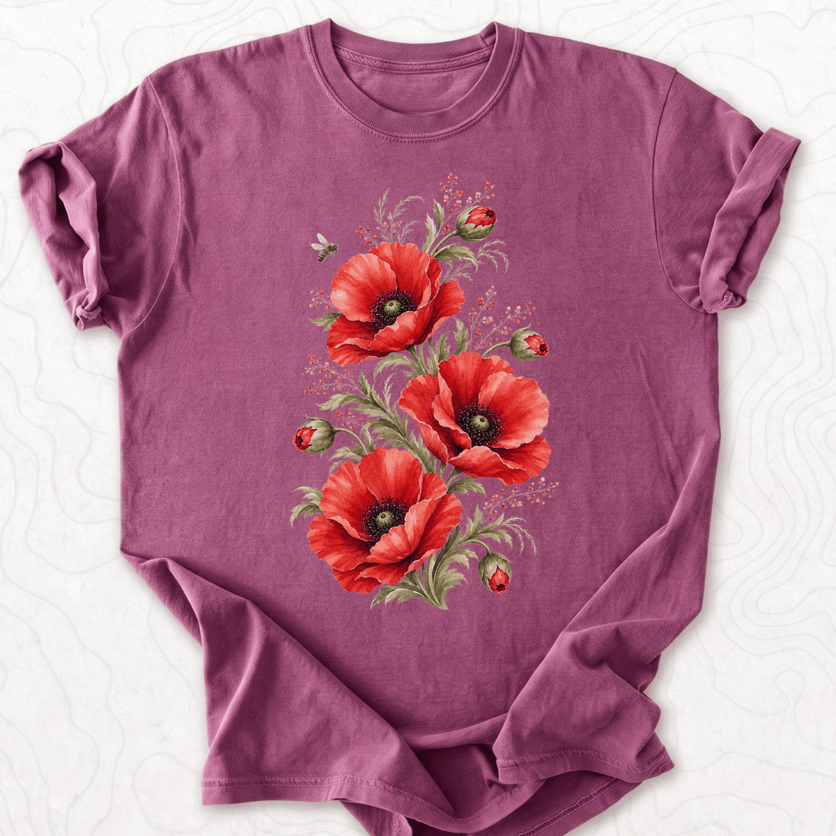 Red Poppies T-shirt