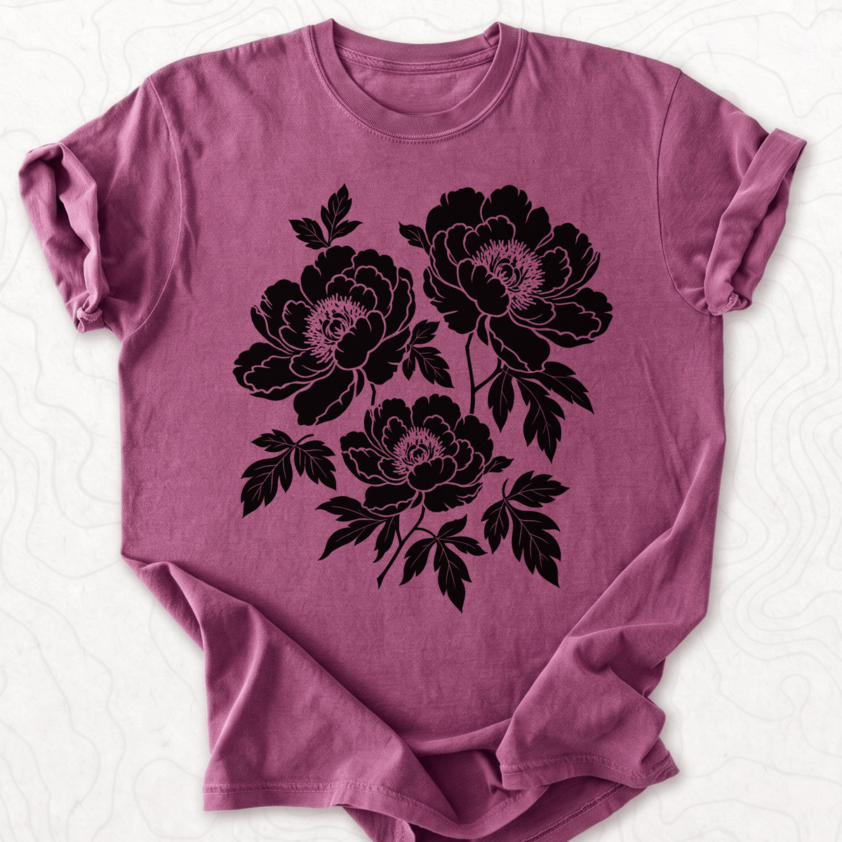 Floral Silhouette T-shirt