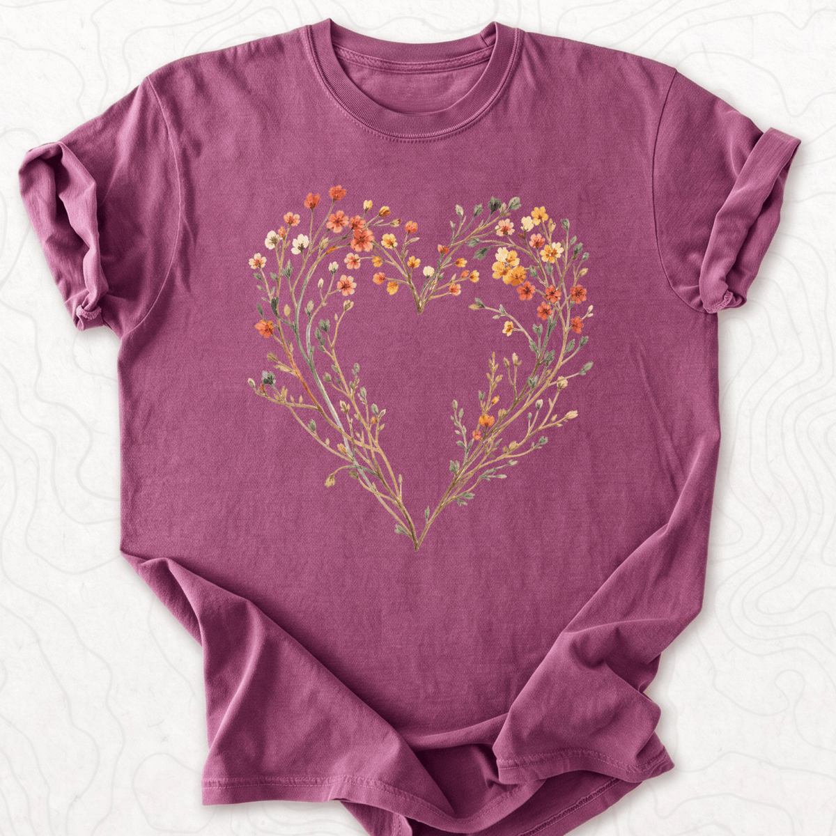 Floral Heart T-shirt