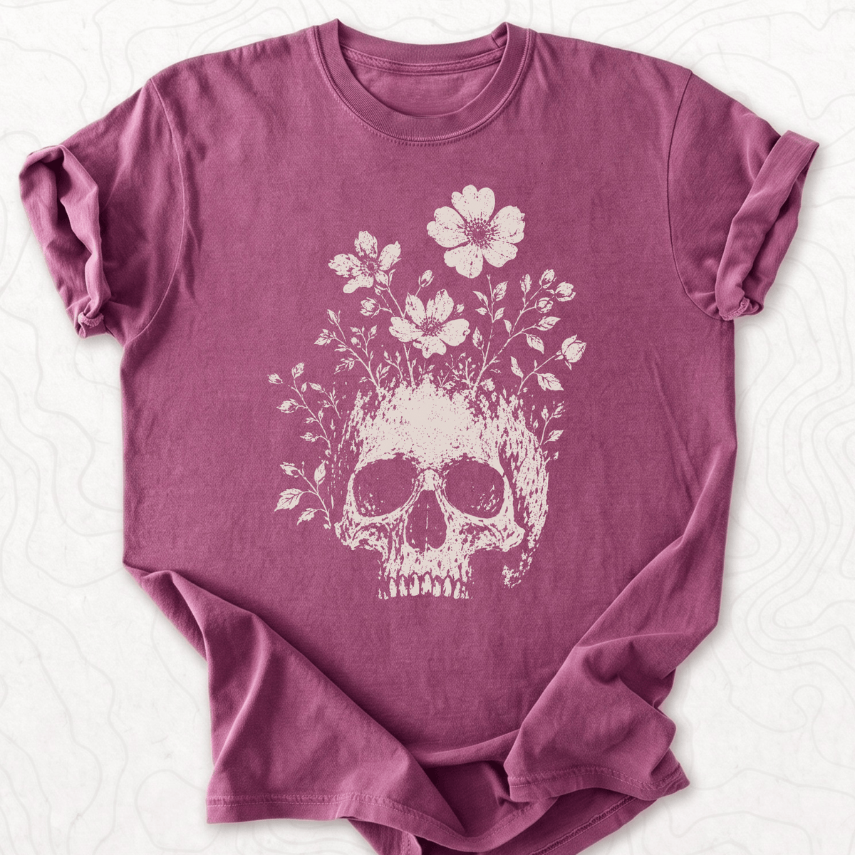 Floral Skull T-shirt