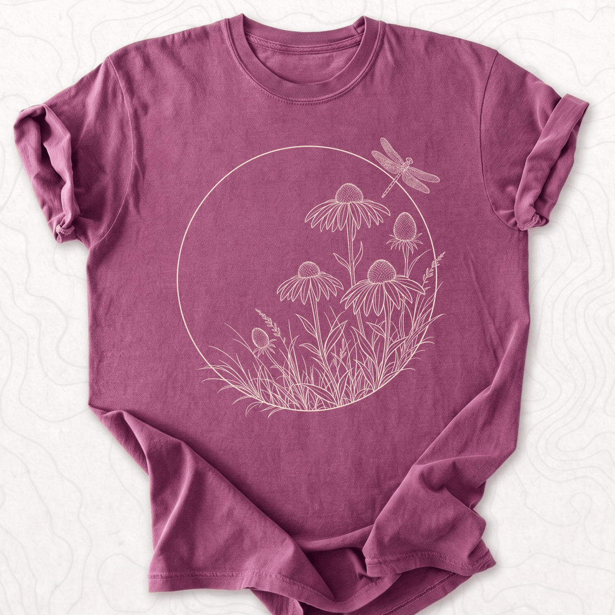 Dragonfly Wildflowers T-shirt
