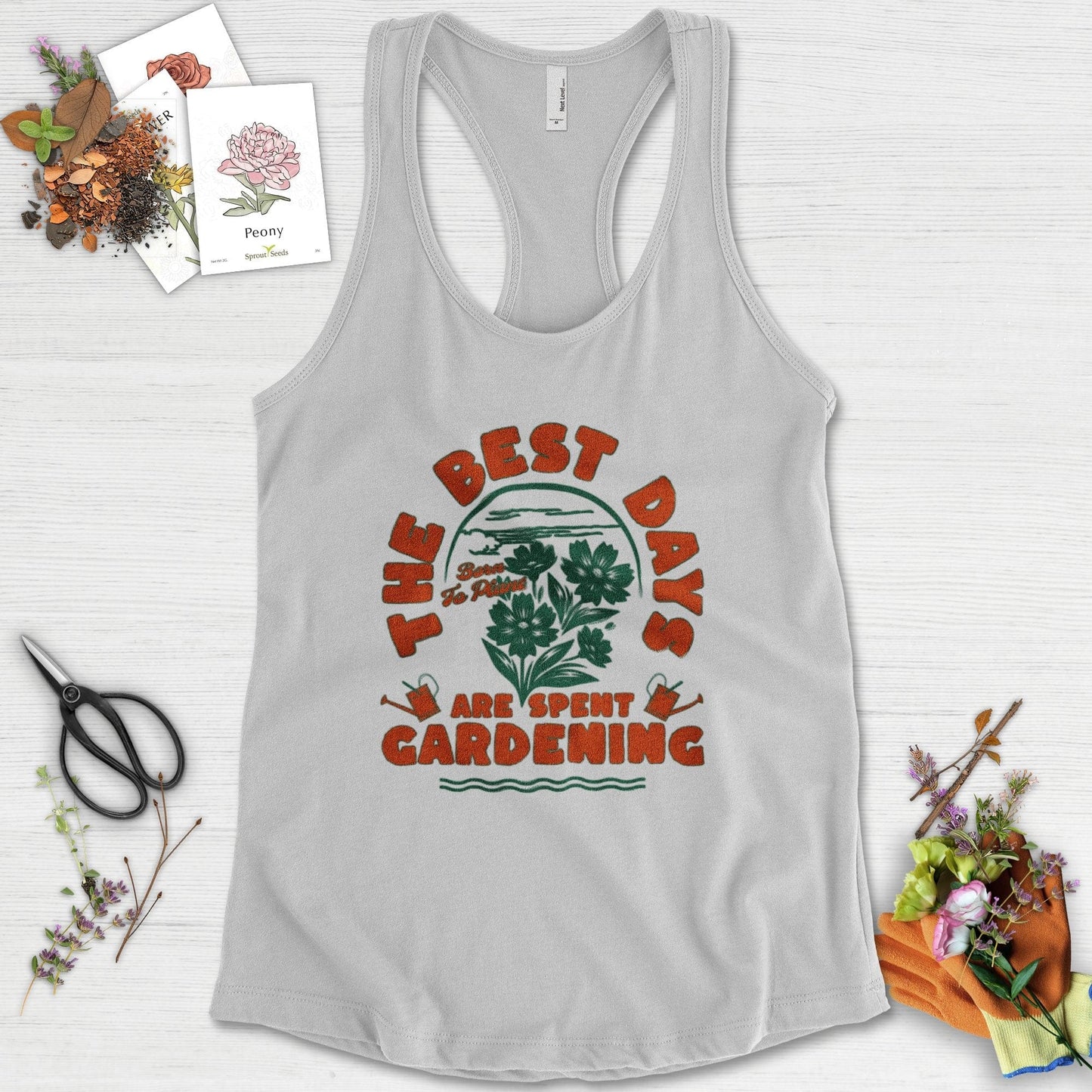 Best Days Gardening Racerback
