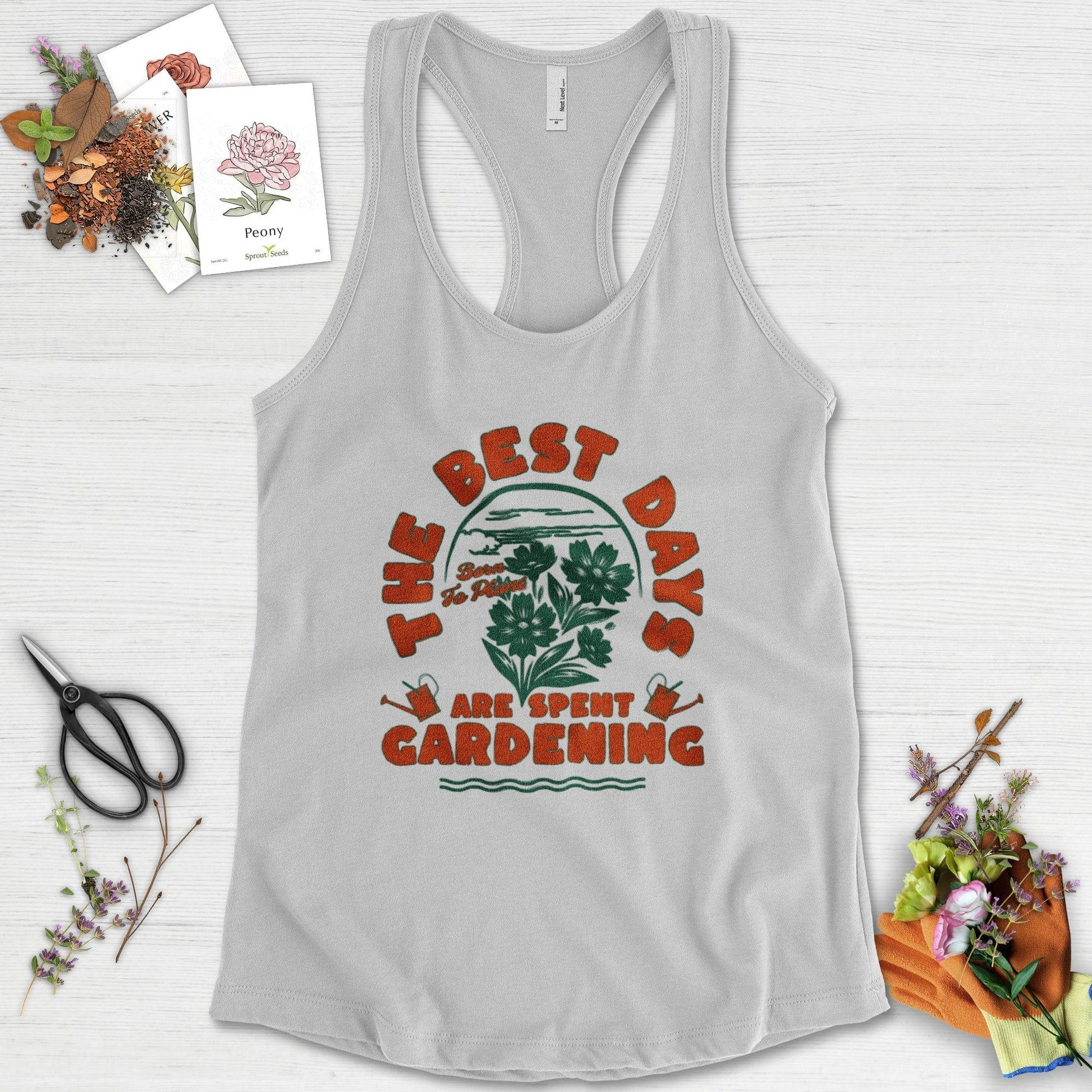 Best Days Gardening Racerback