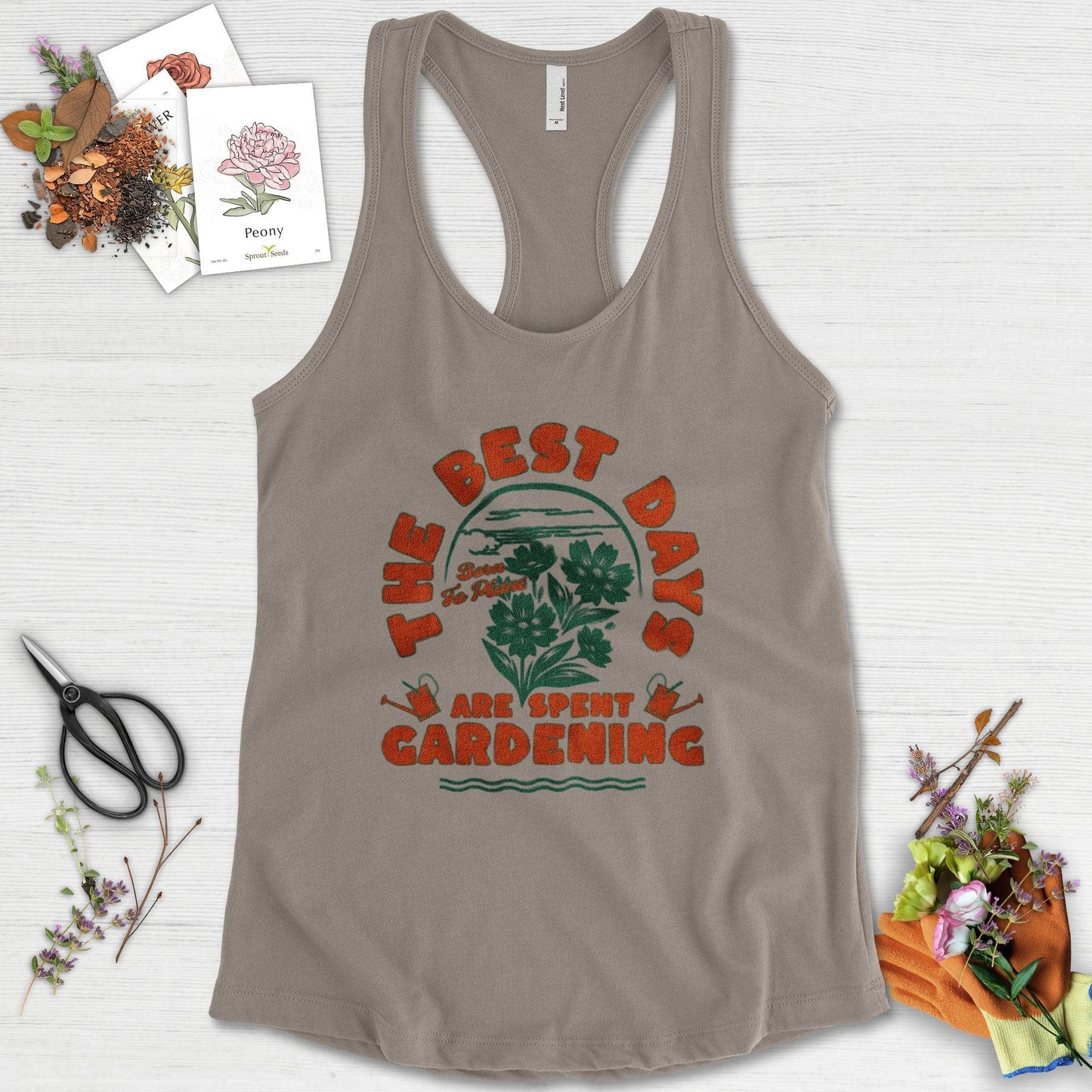 Best Days Gardening Racerback