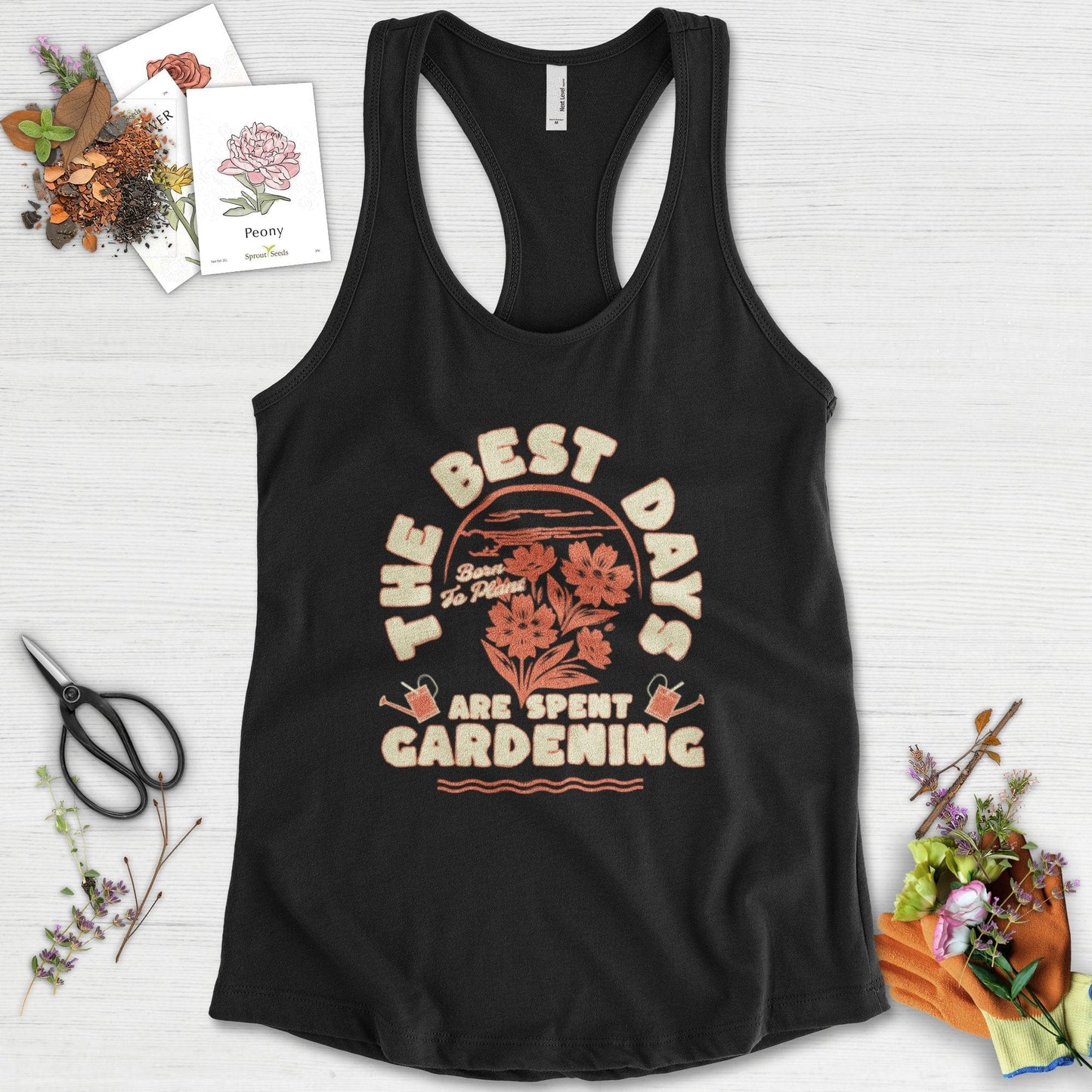 Best Days Gardening Racerback