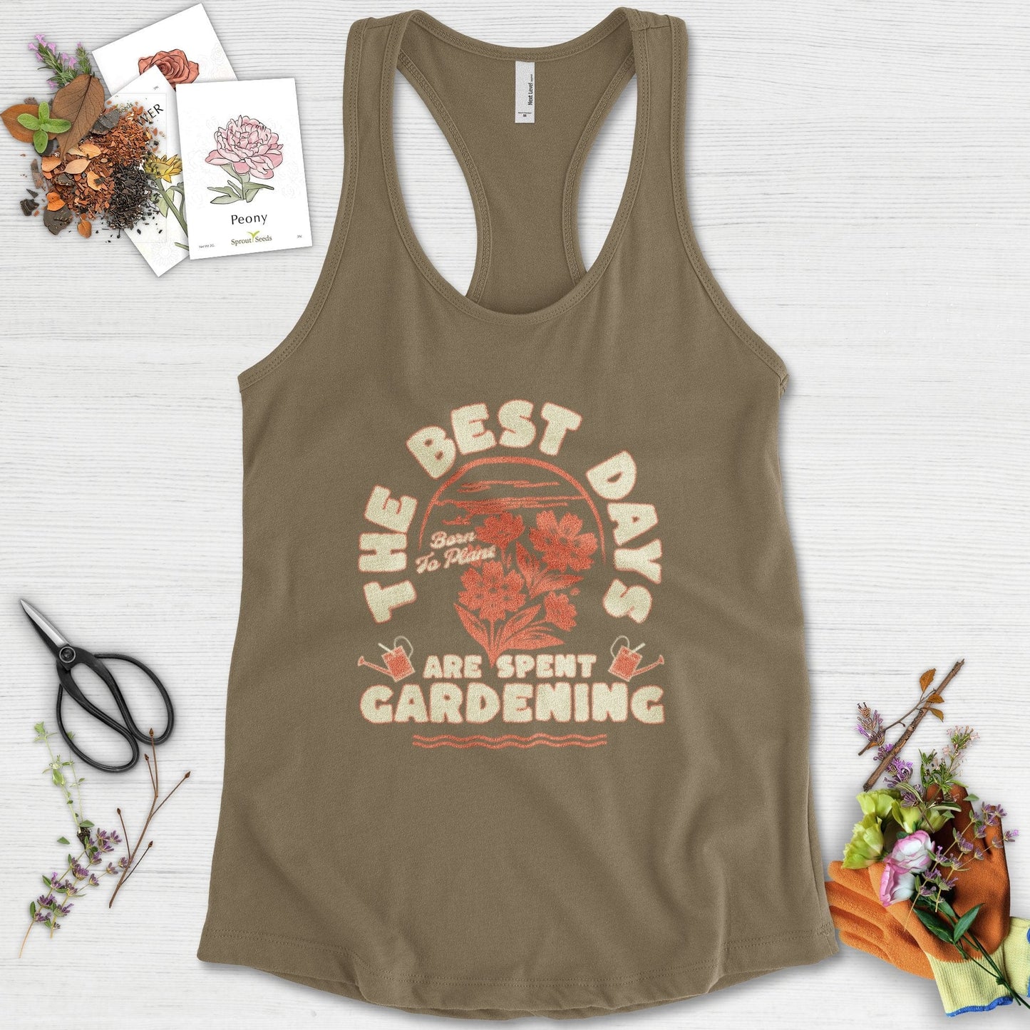 Best Days Gardening Racerback