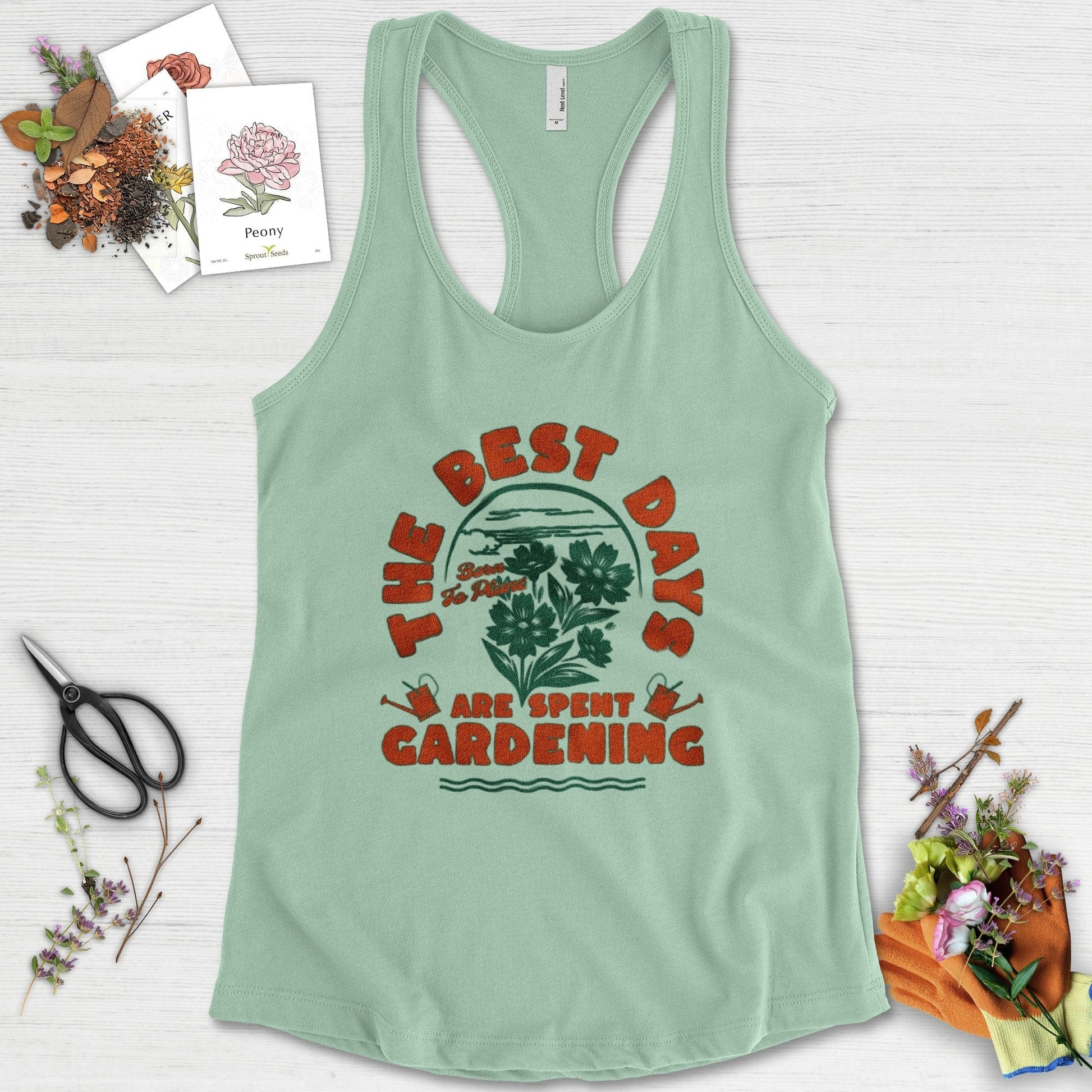 Best Days Gardening Racerback