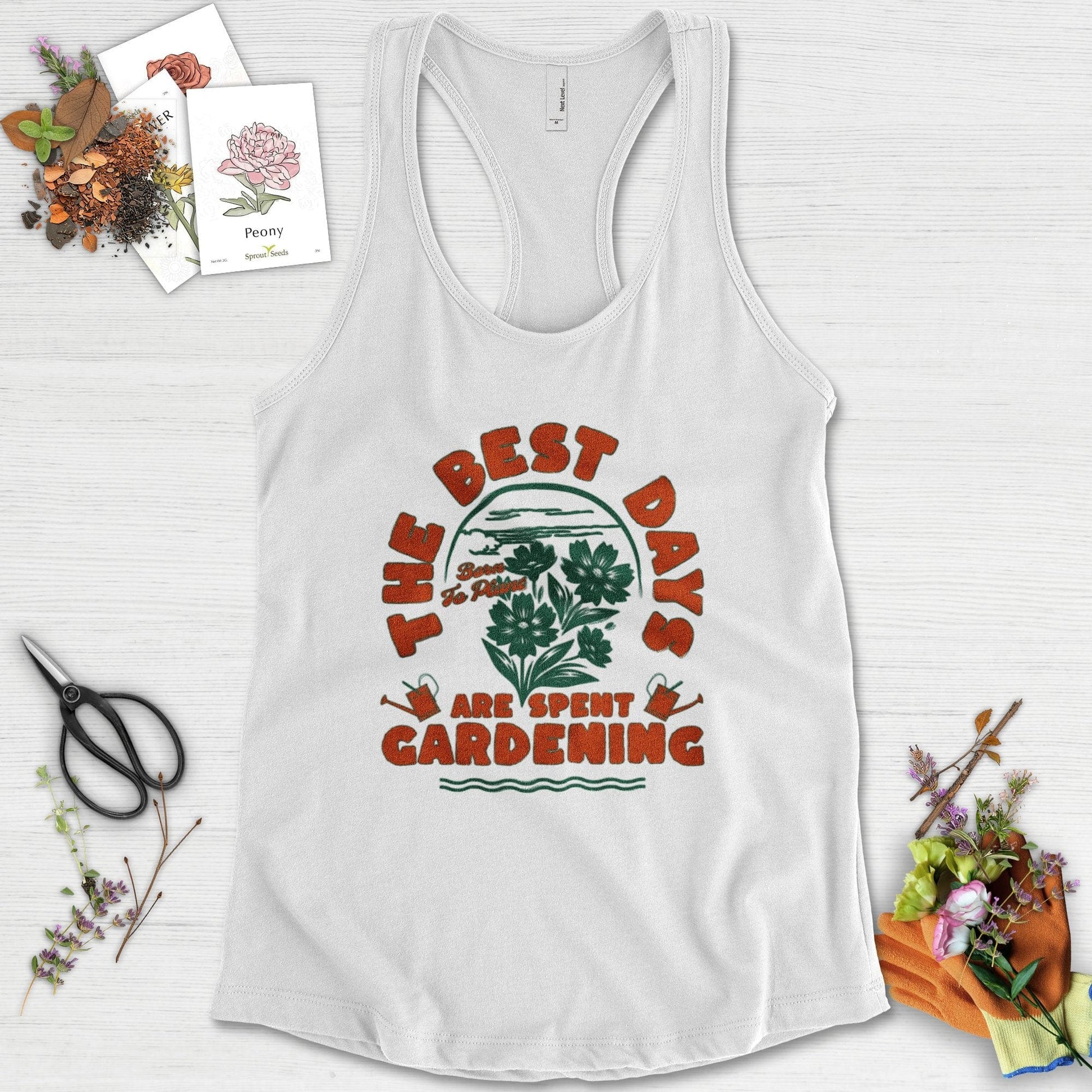 Best Days Gardening Racerback