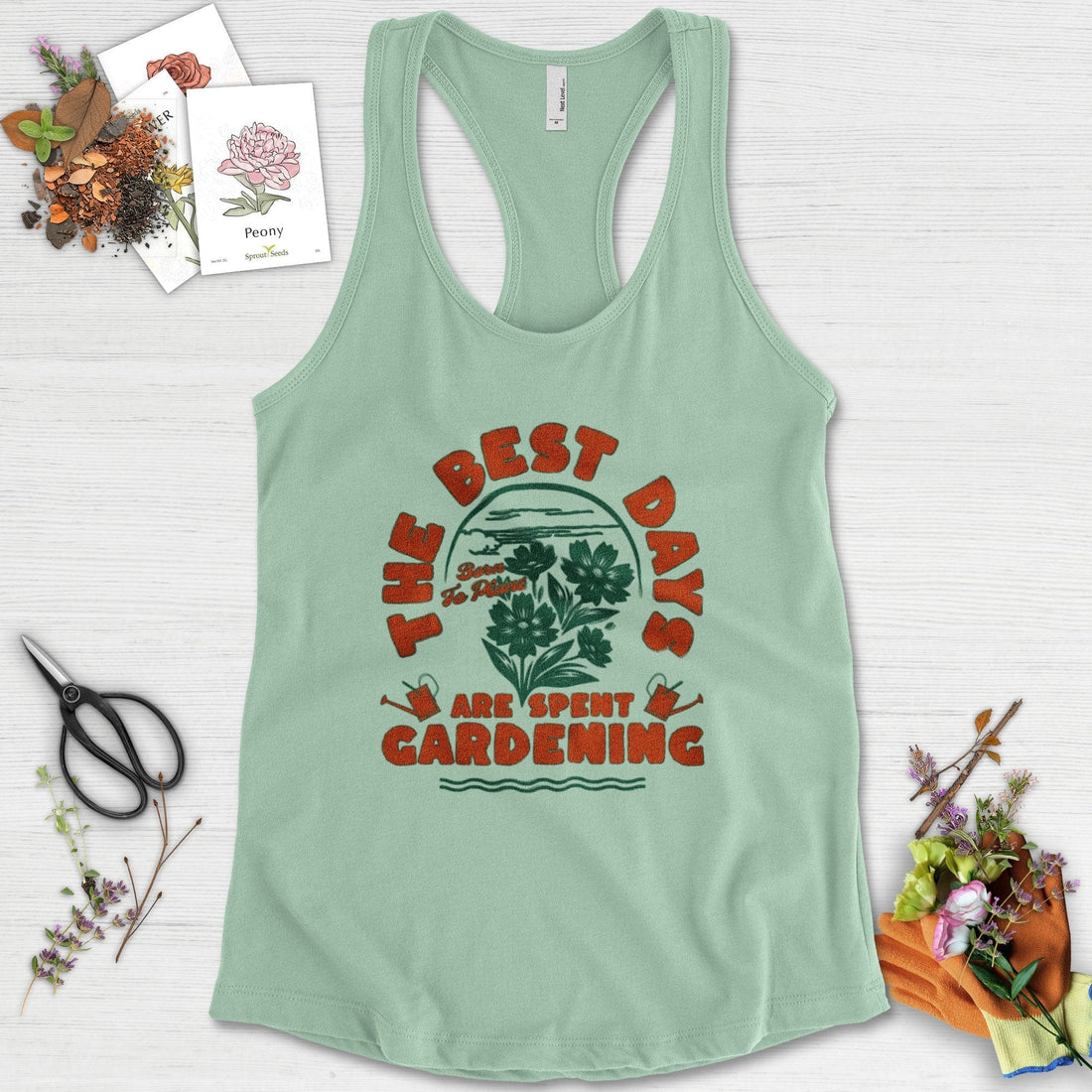 Best Days Gardening Racerback