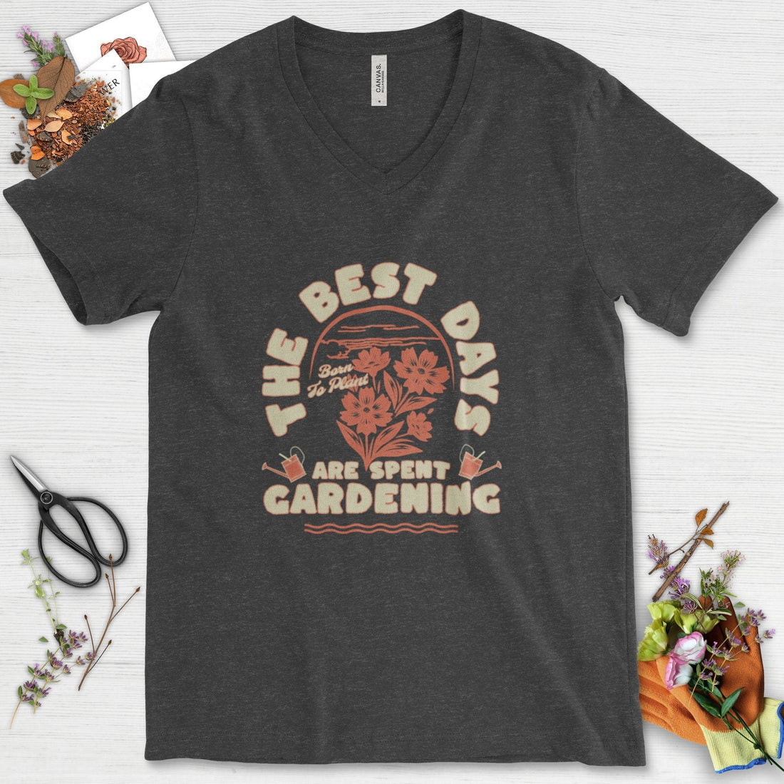 Best Days Gardening V-Neck