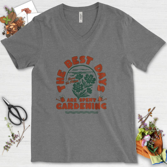 Best Days Gardening V-Neck