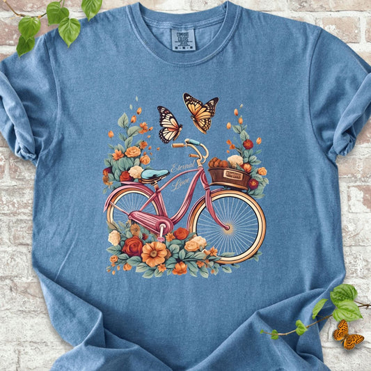 Bicycle and Flowers T-Shirt