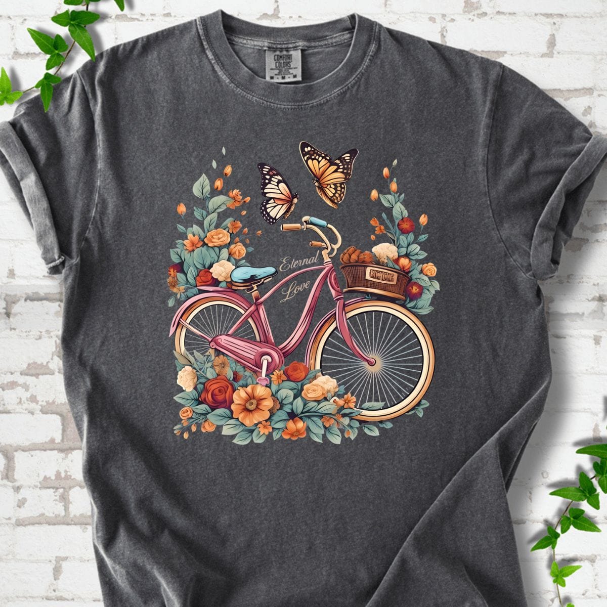 Bicycle and Flowers T-Shirt