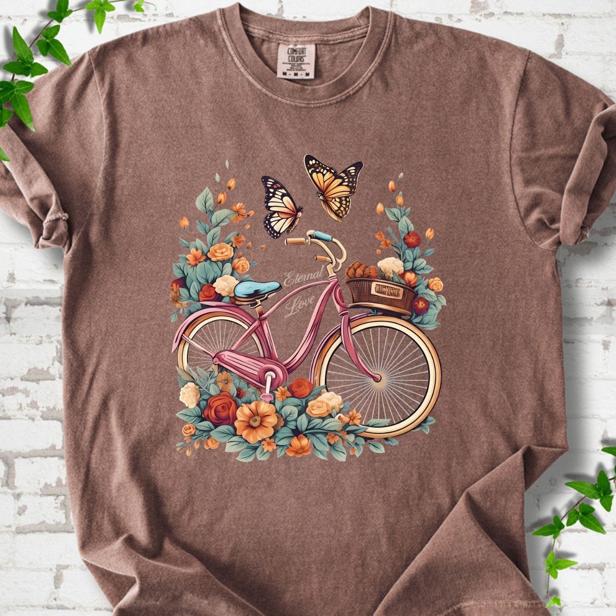 Bicycle and Flowers T-Shirt
