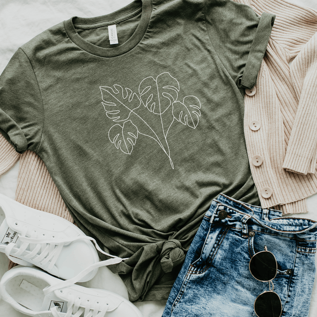 Big Monstera Unisex Tee
