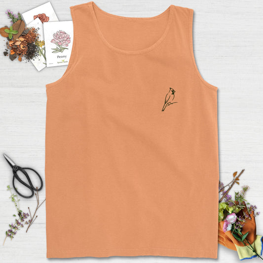 Bird Lovers Cardinal Logo Comfort Colors® Tank Top