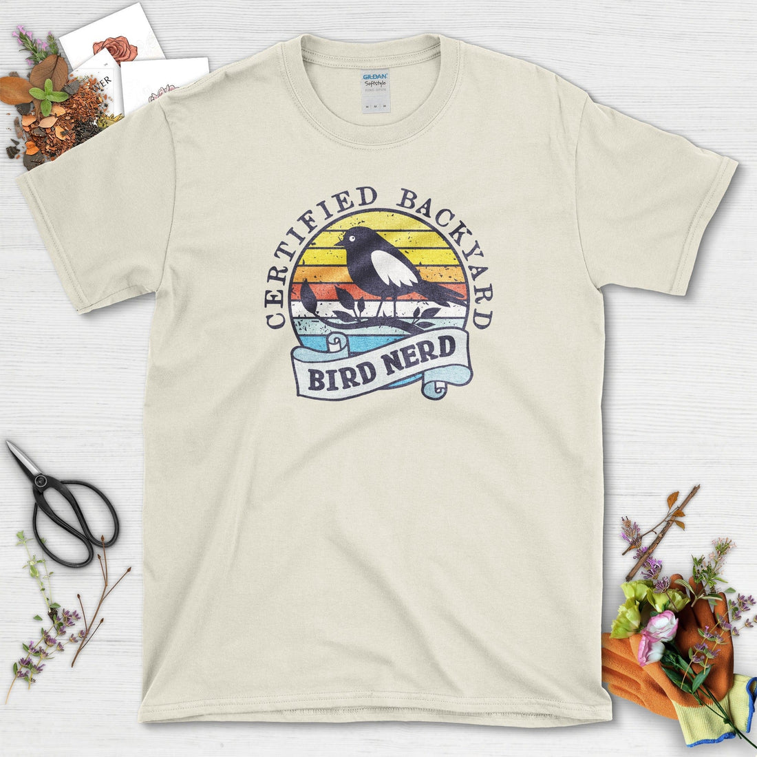 Bird Nerd Retro T-Shirt