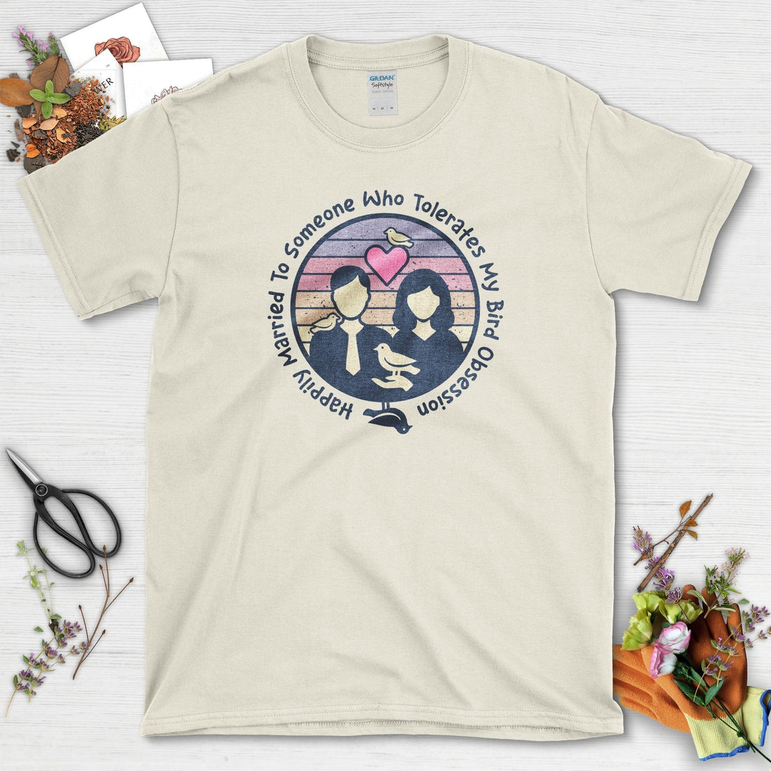 Bird Obsession Marriage T-Shirt