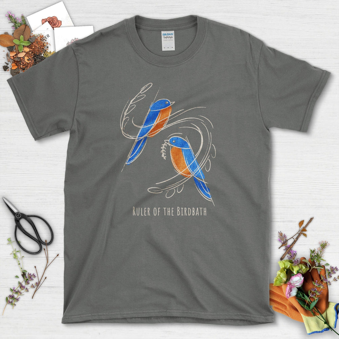 Birdbath Ruler T-Shirt