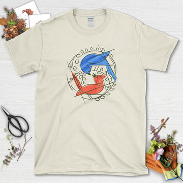 Birds Circle of Life T-Shirt