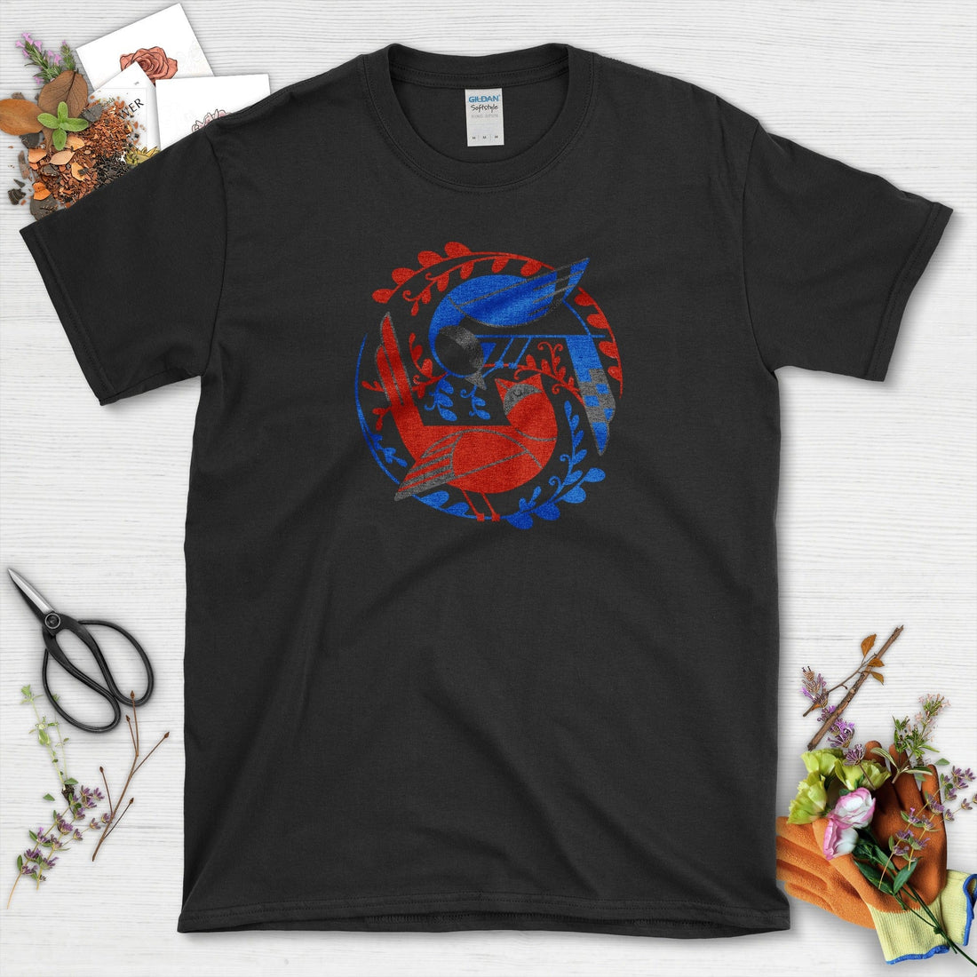 Birds In The Garden T-Shirt