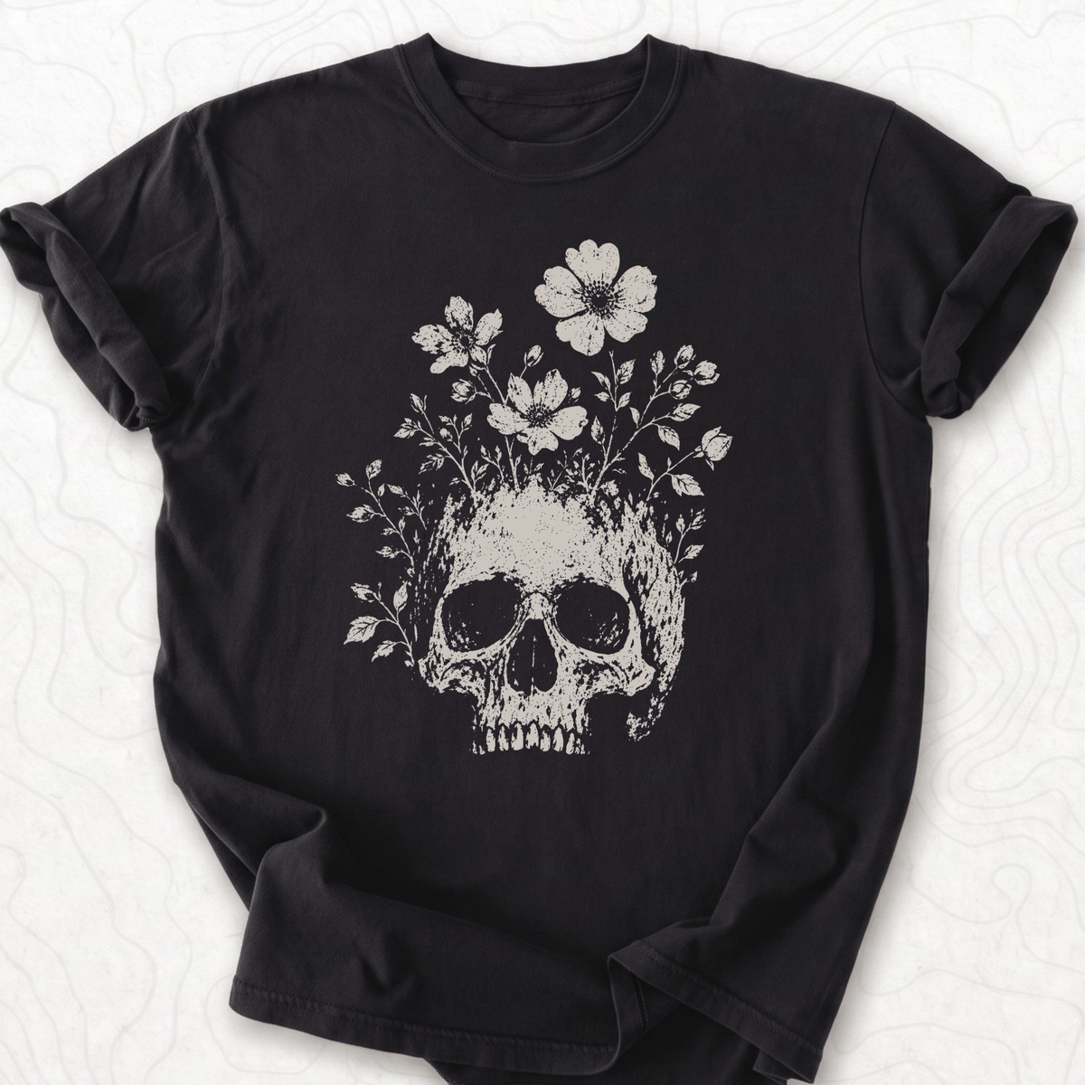 Floral Skull T-shirt