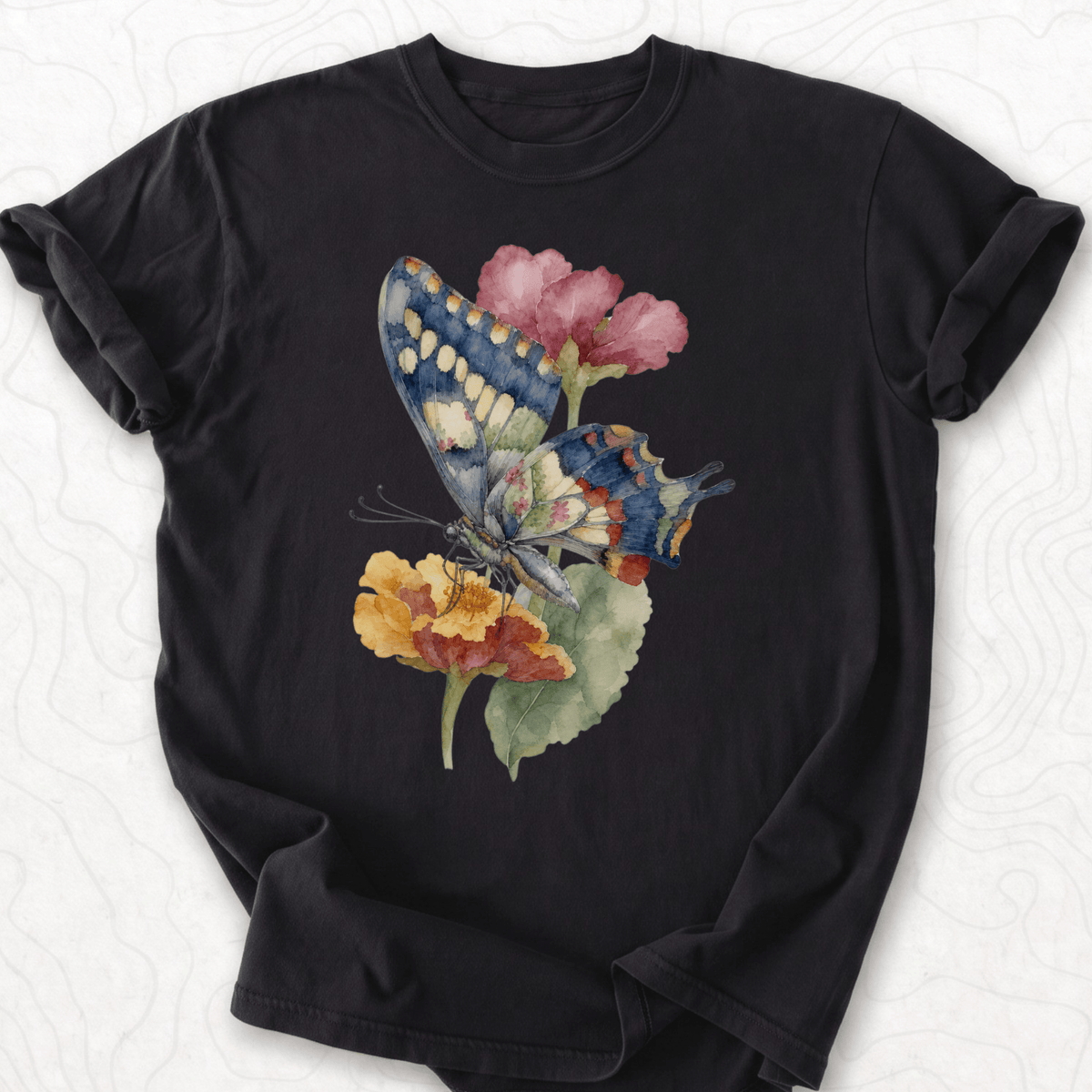 Butterfly Flowers T-shirt