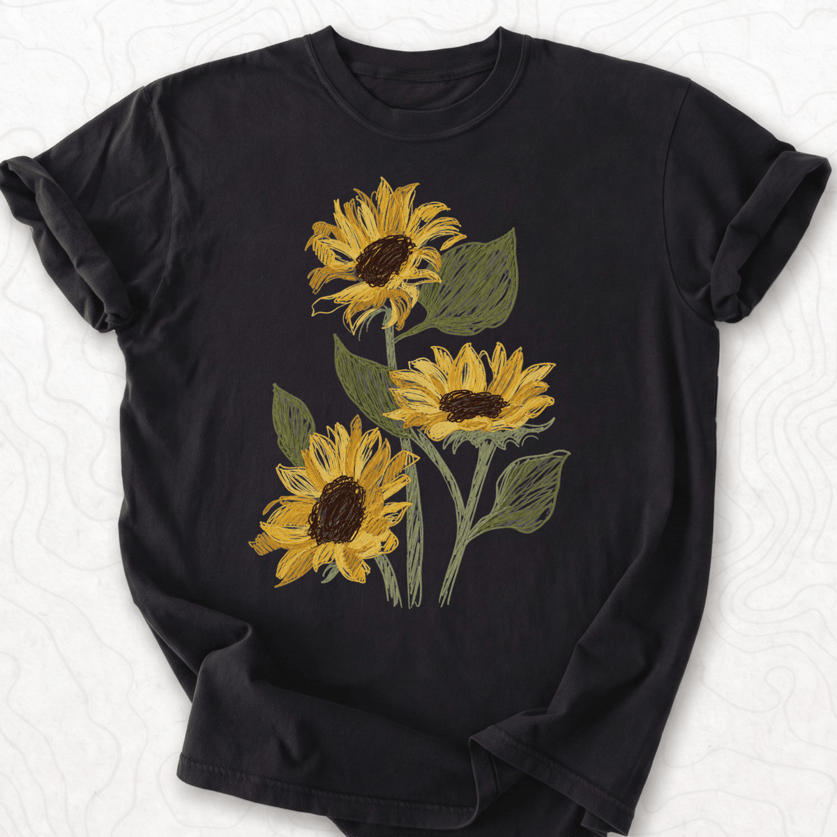 Sunflower Sketch T-shirt