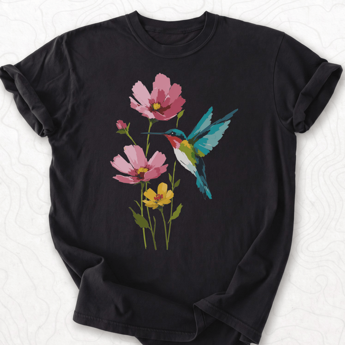 Hummingbird Flowers T-shirt