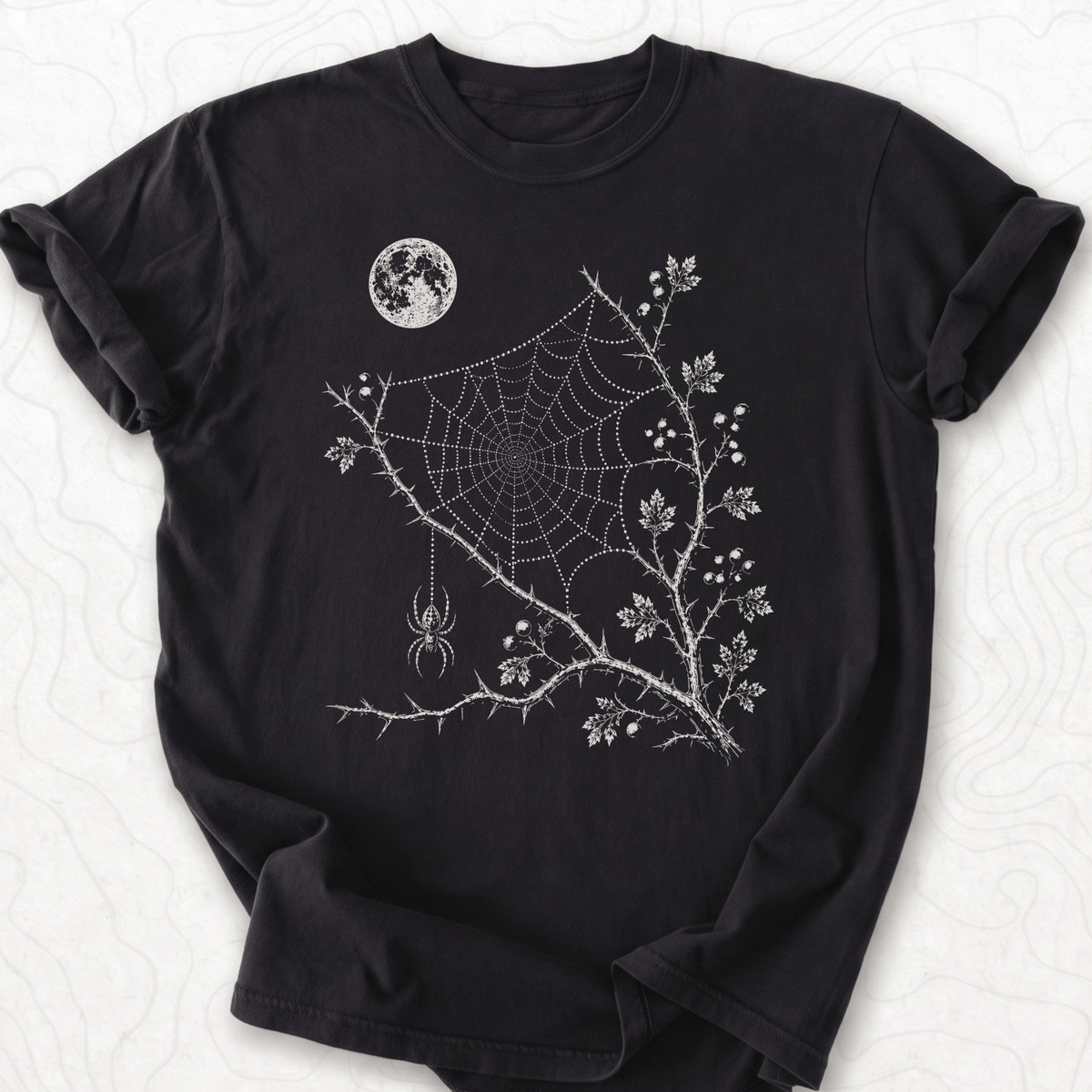 Moonlit Spiderweb T-shirt