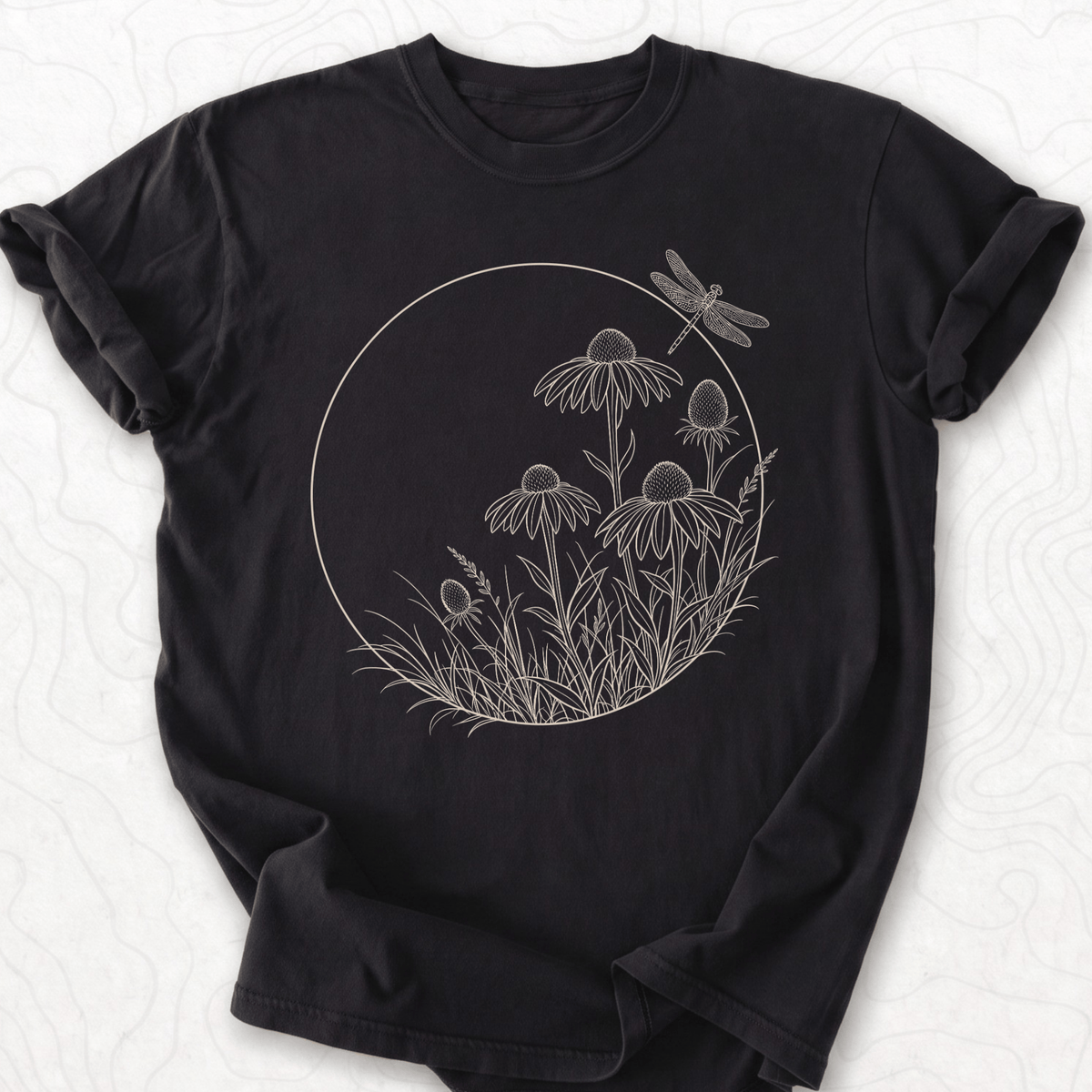 Dragonfly Wildflowers T-shirt