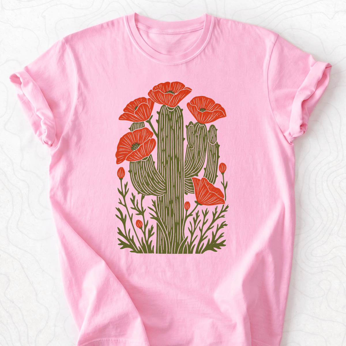 Cactus Poppies T-shirt