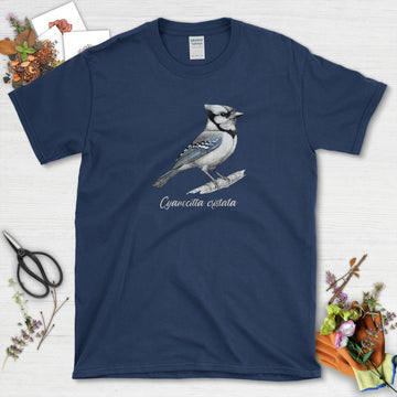 Blue Jay Bird Lovers T-Shirt