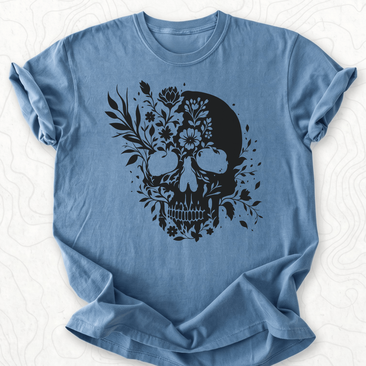 Floral Skull T-shirt
