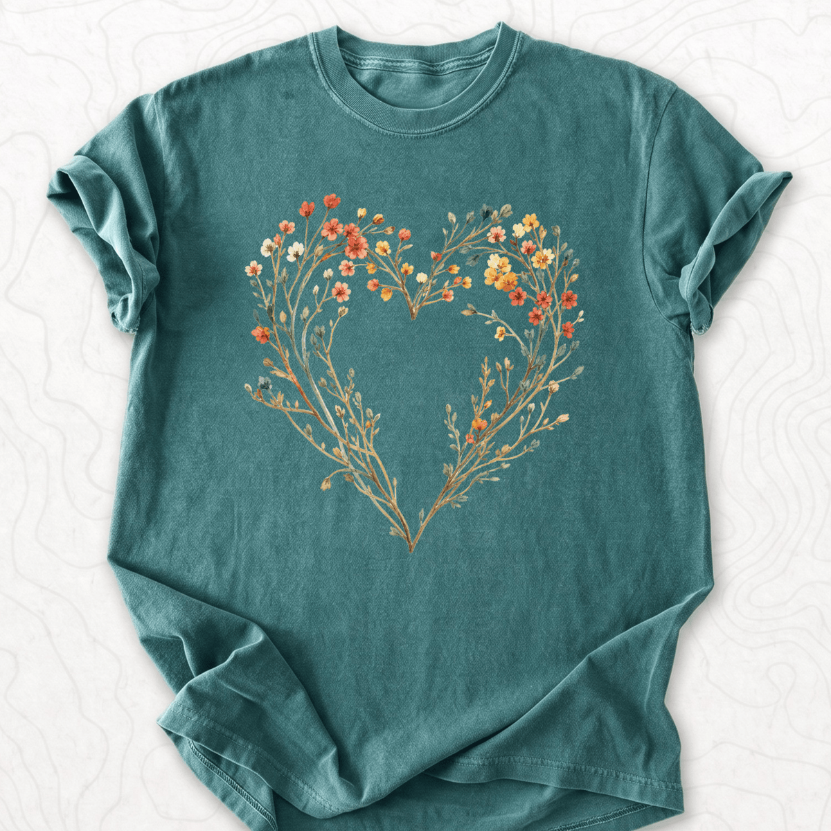 Floral Heart T-shirt