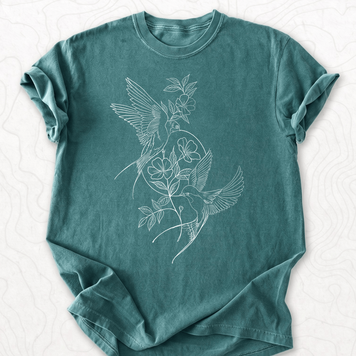 Floral Swallows T-shirt