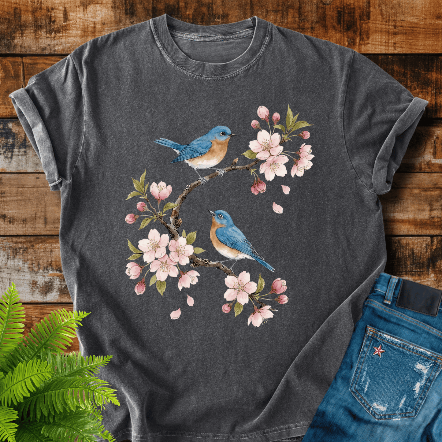 Bluebirds Blossom T-shirt