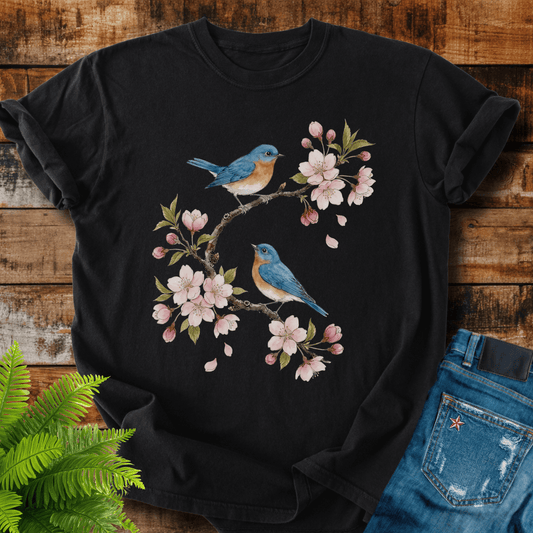 Bluebirds Blossom T-shirt