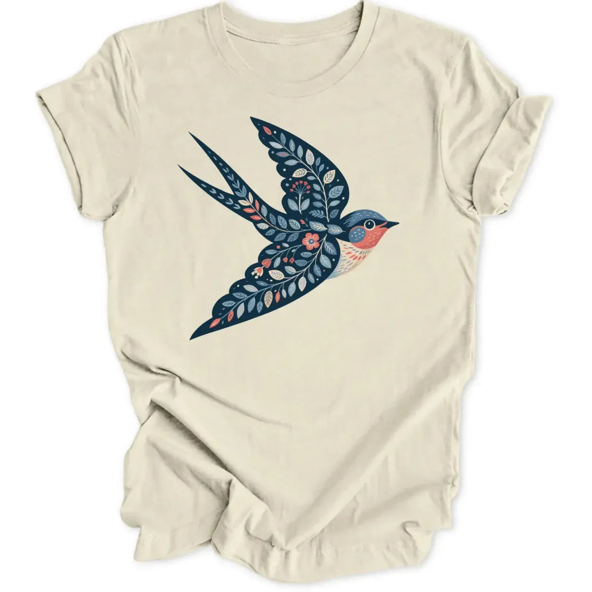 Flower Swallow Unisex T-Shirt