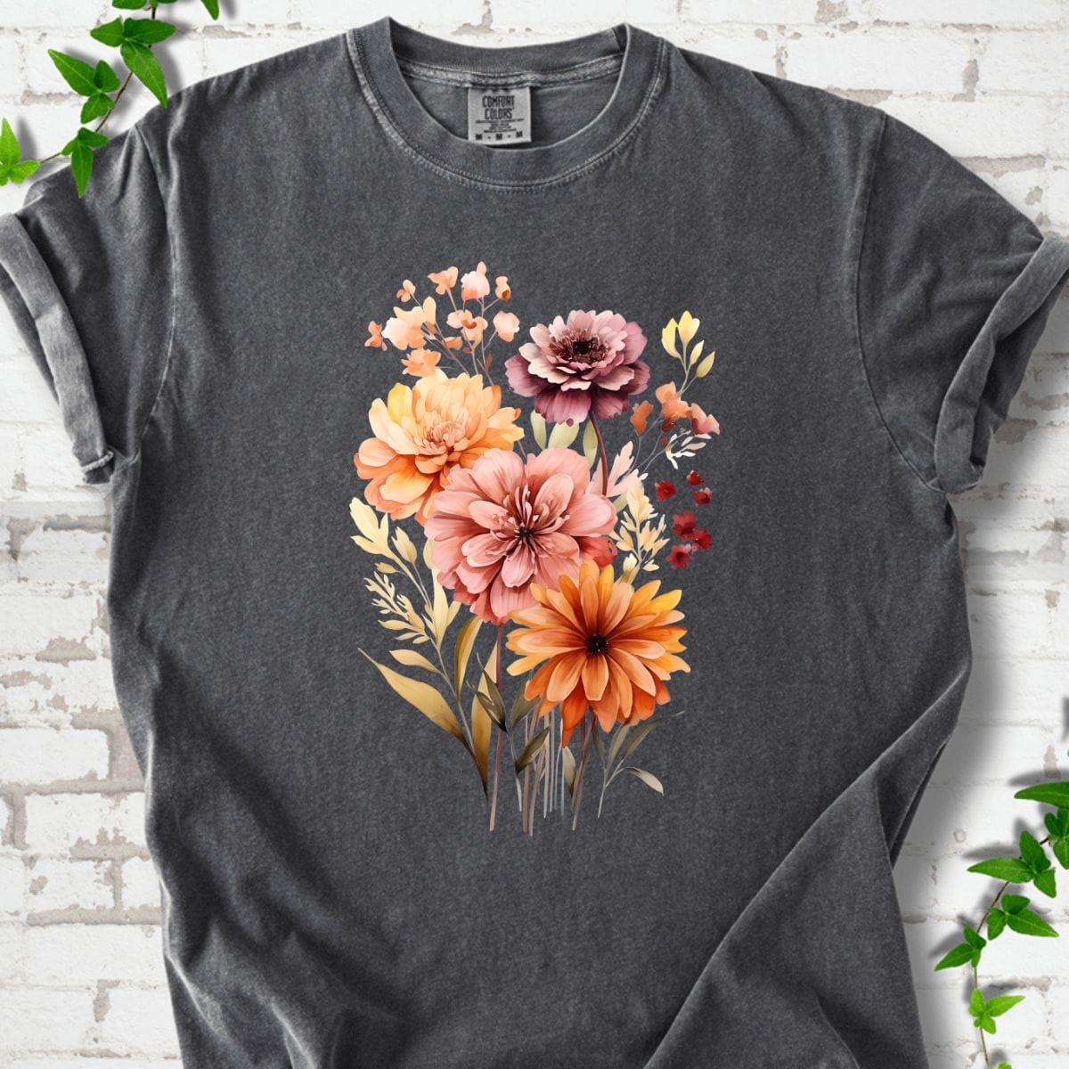 Boho Wildflowers Art T-Shirt