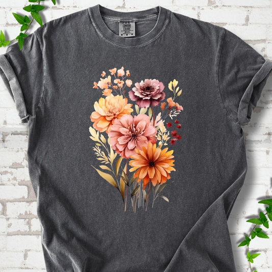 Boho Wildflowers Art T-Shirt