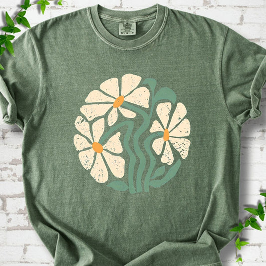 Boho Wildflowers Art T-Shirt