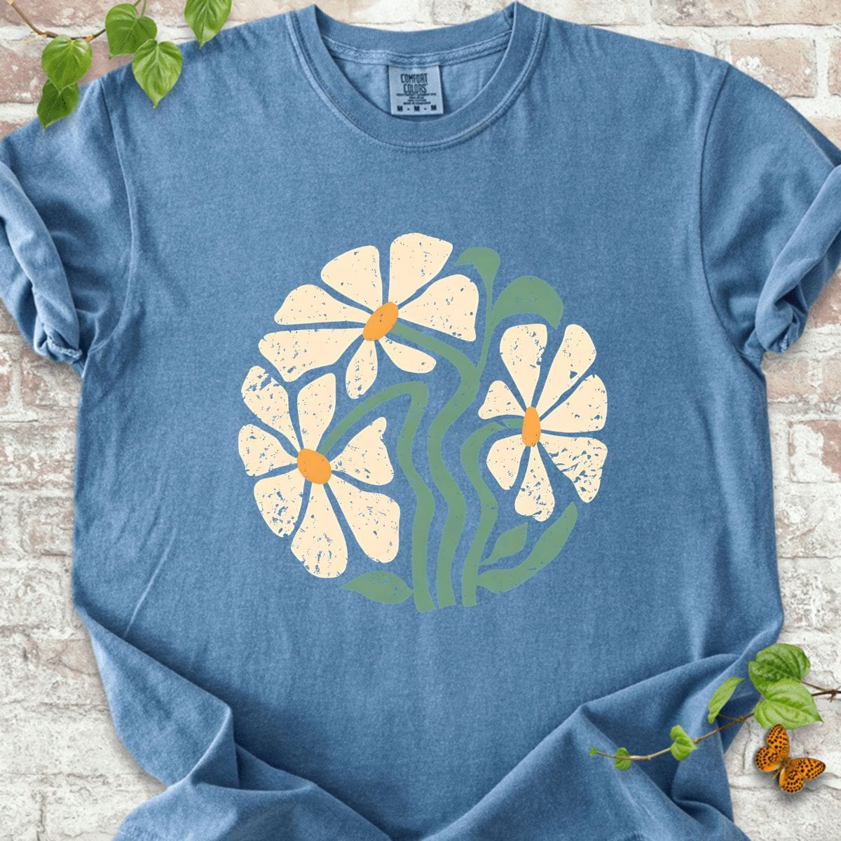 Boho Wildflowers Art T-Shirt