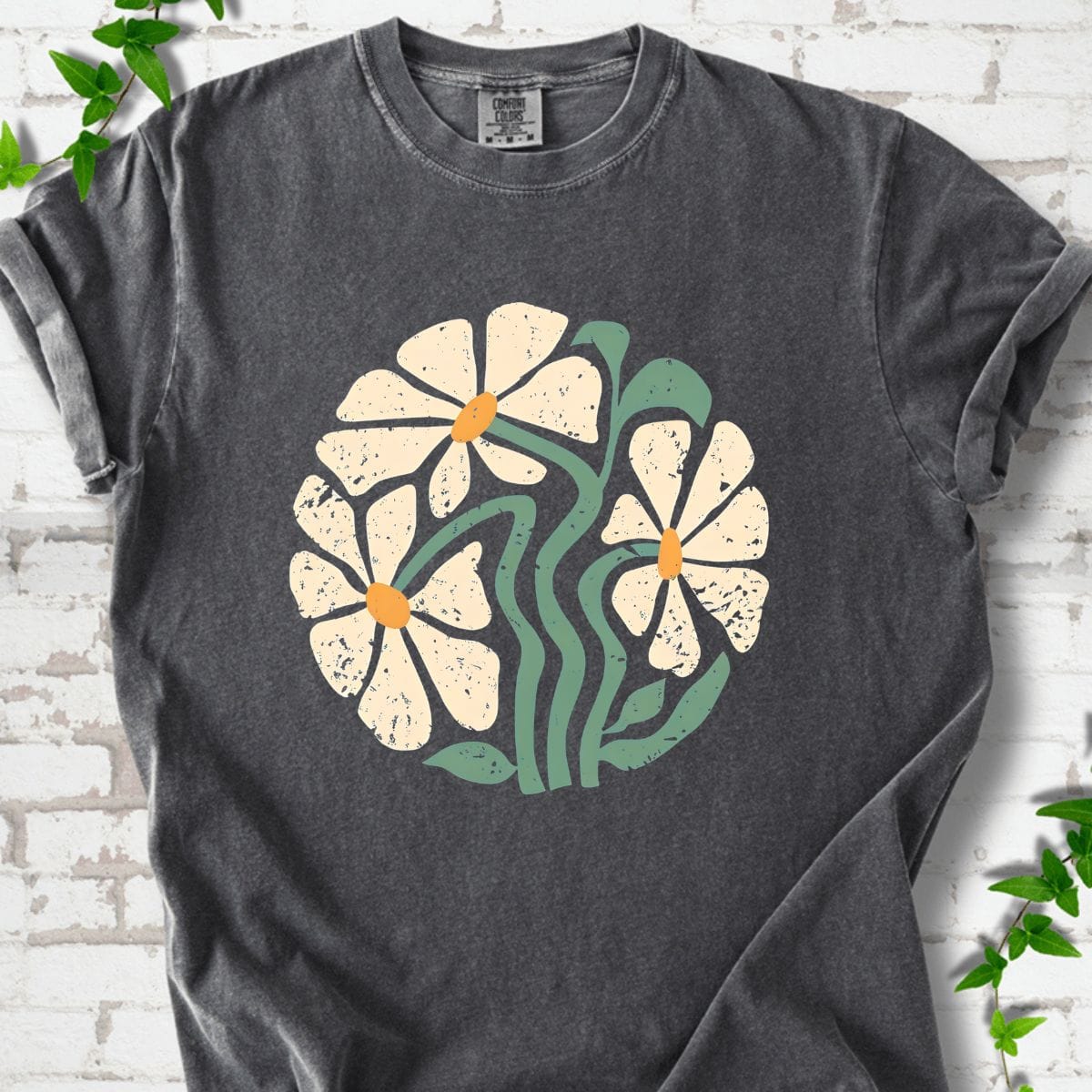Boho Wildflowers Art T-Shirt