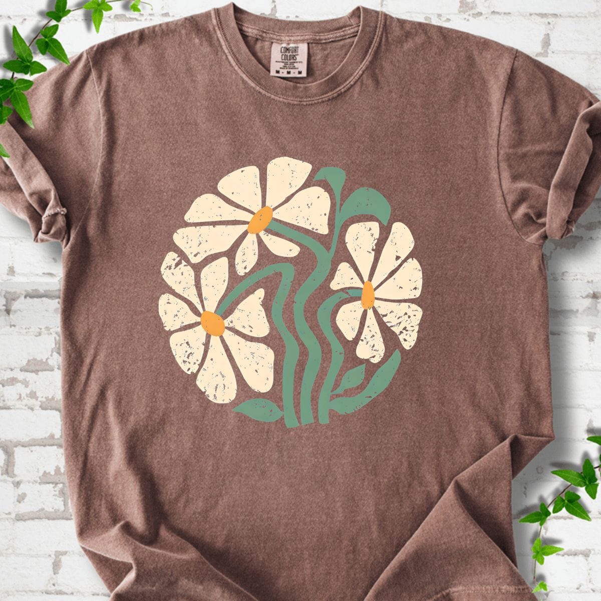 Boho Wildflowers Art T-Shirt