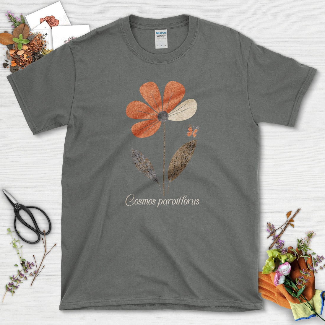 Botanical Cosmos Flower T-Shirt