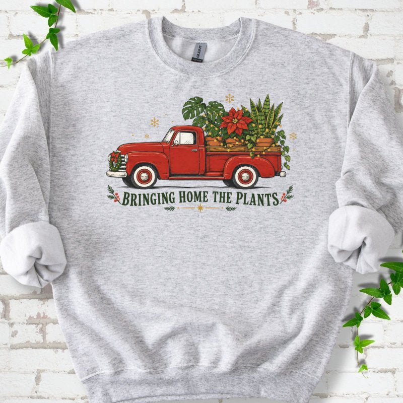 Bringing Home The Plants Sweatshirt in Ash – PlotlyGarden