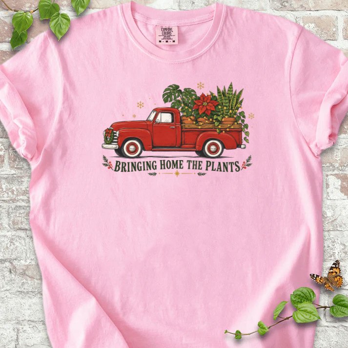 Bringing Home The Plants T-Shirt in Blossom – PlotlyGarden